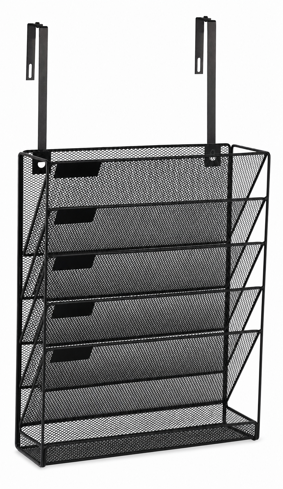 Tiered Mesh Desk Organizer - white background